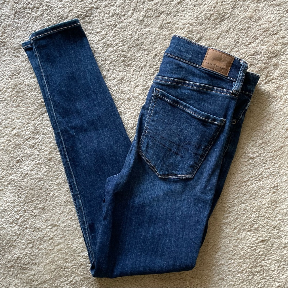 American Eagle Hi-Rise Jegging Jeans Size 4 - Picture 3 of 10
